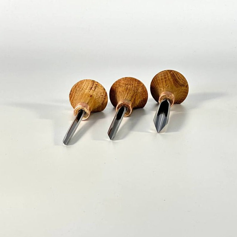 Herramienta en V para tallado de Palma STRYI Profi 60 grados, herramienta de grabado de micro madera