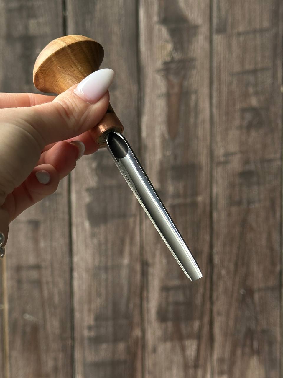 Herramienta para tallar palma STRYI Profi #8, cortadores de bloques y linóleo, herramienta para burilar