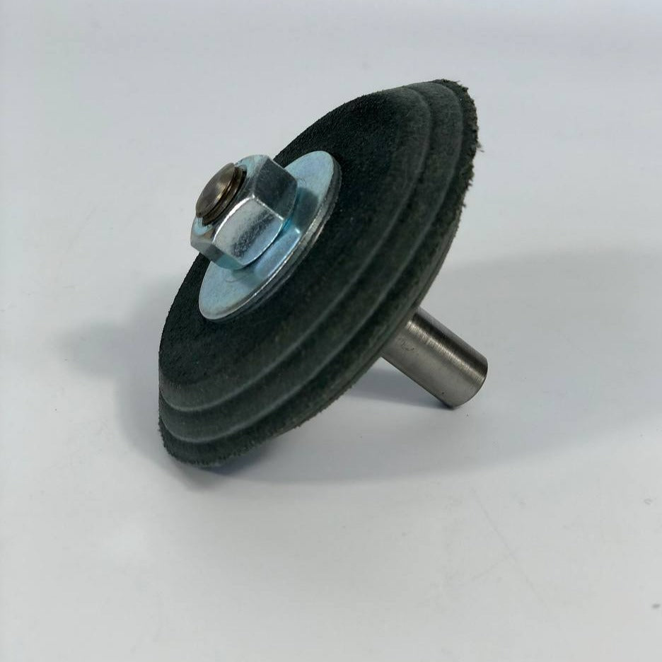 Leather disk for sharpening with polishing paste, Leather wheel for sharpening, Sharpening tools