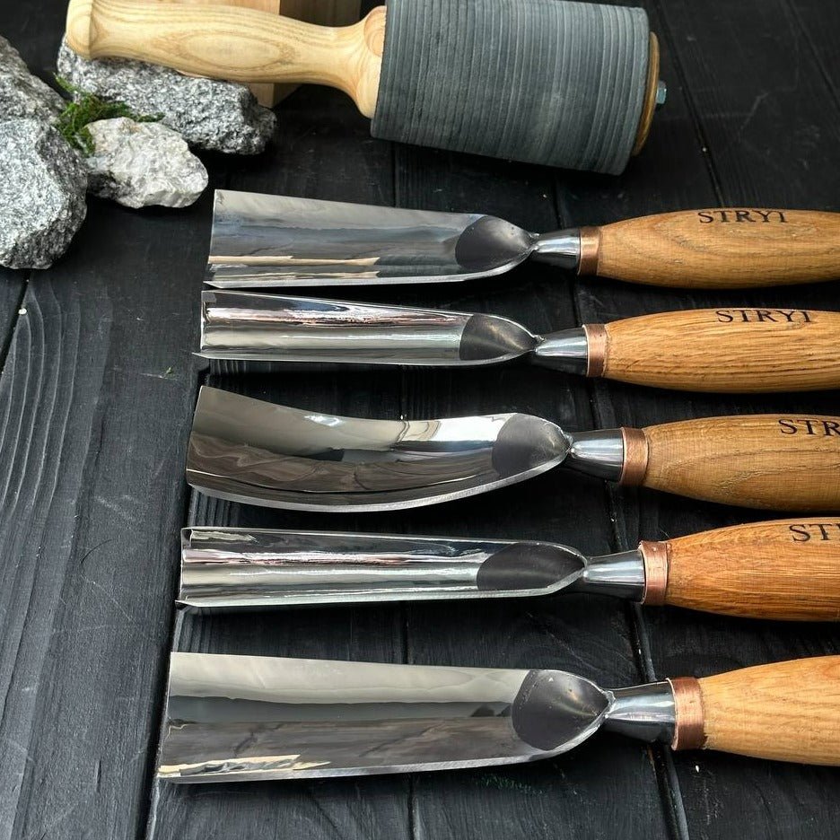 Juego de herramientas para escultura STRYI Profi 5uds