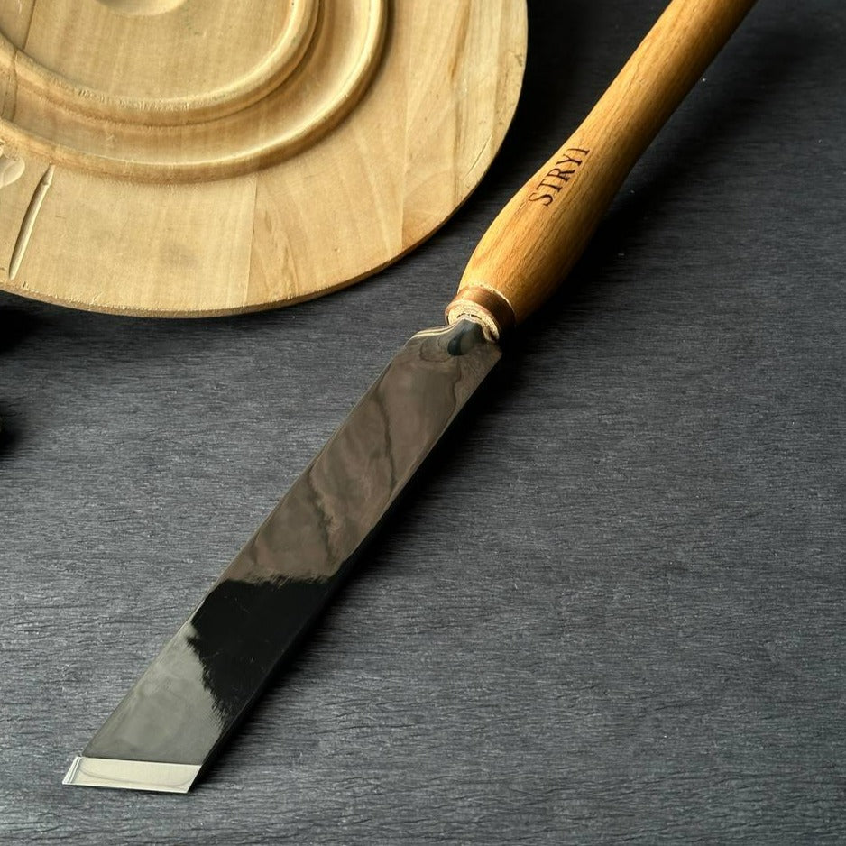 Skew chisel 70 degrees, 30mm, Lathe working tool, Wood turning tool STRYI Profi