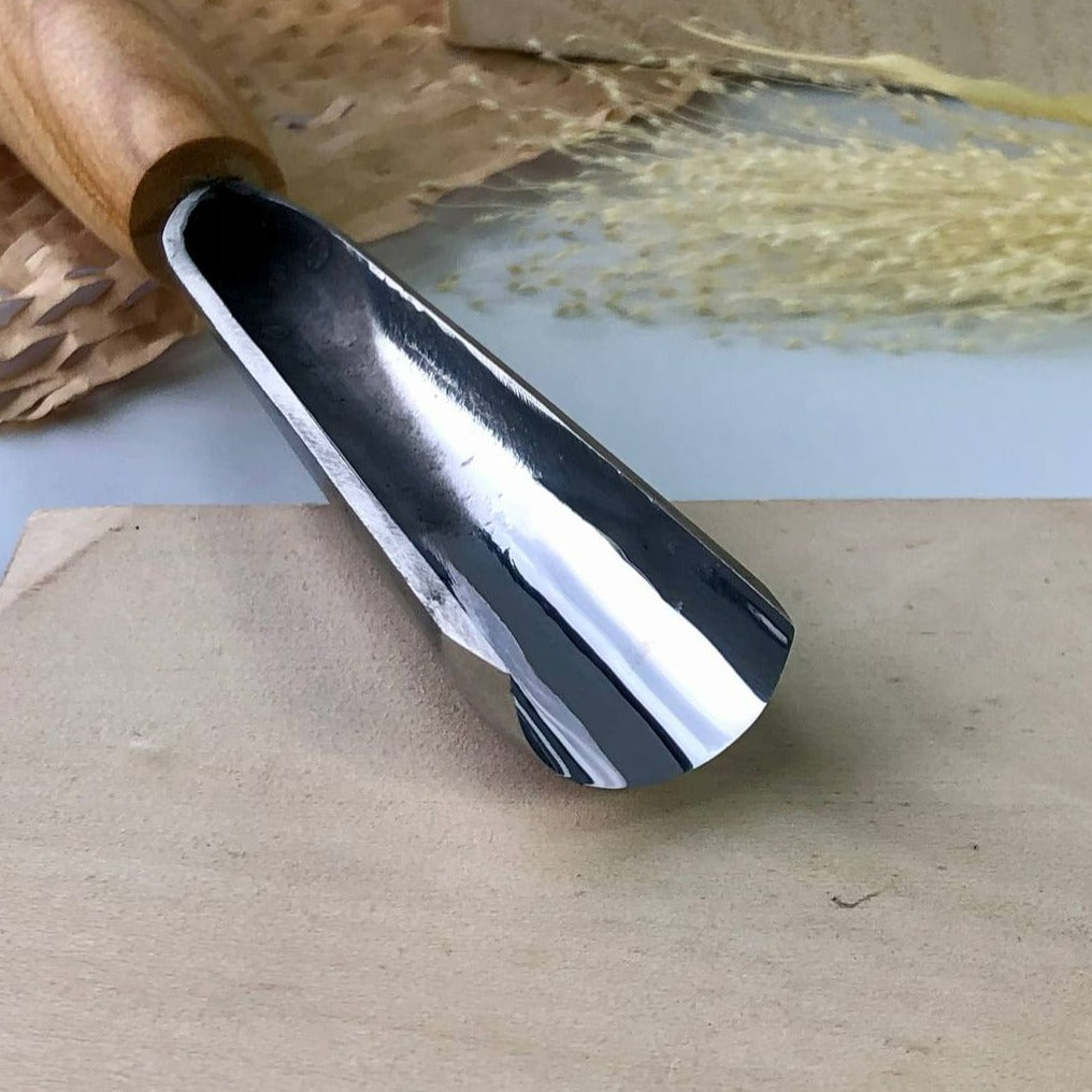 Gouge #9 profile, Woodcarving Rounded Gouge STRYI Standart