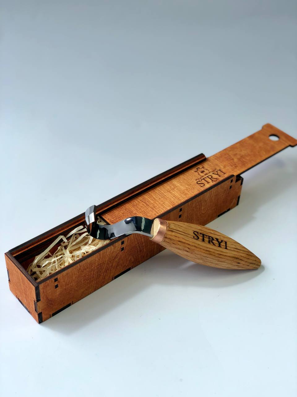 Spoon hook knife 30mm STRYI Profi bowl and Kuksa carving, Hook knife, Spoon knife. Curved knife