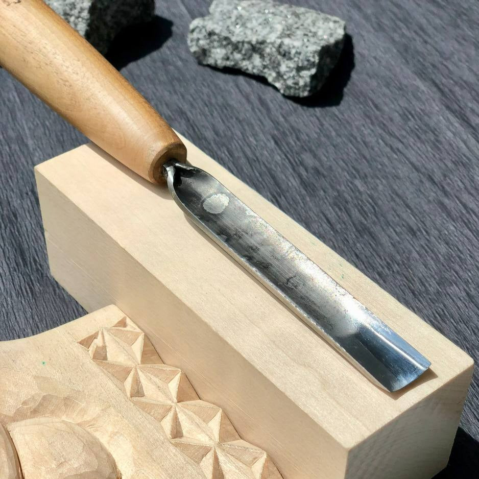 Gouge #5 profile chisel STRYI Standart, Relief carving tool, Gouge,