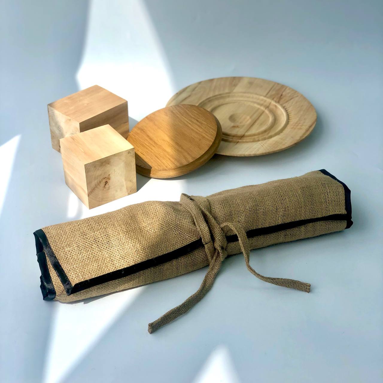 Drechselwerkzeug-Set mit 7 Drechselmeißeln STRYI Standard im Rollkoffer, Drechselset, Geschenk für Holzarbeiter, Drehwerkzeuge