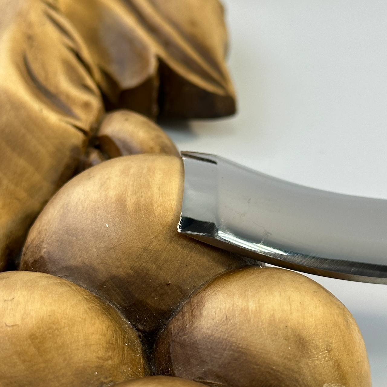 Revers bent gouge STRYI Profi, Carving grapes, Relief carving tools, Back bent gouges