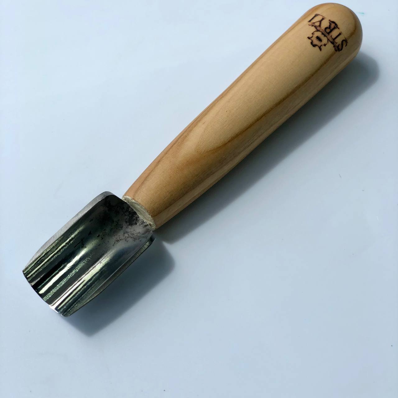 Short straight bevel gouge STRYI-AY, Chip carving gouge, U-gouge