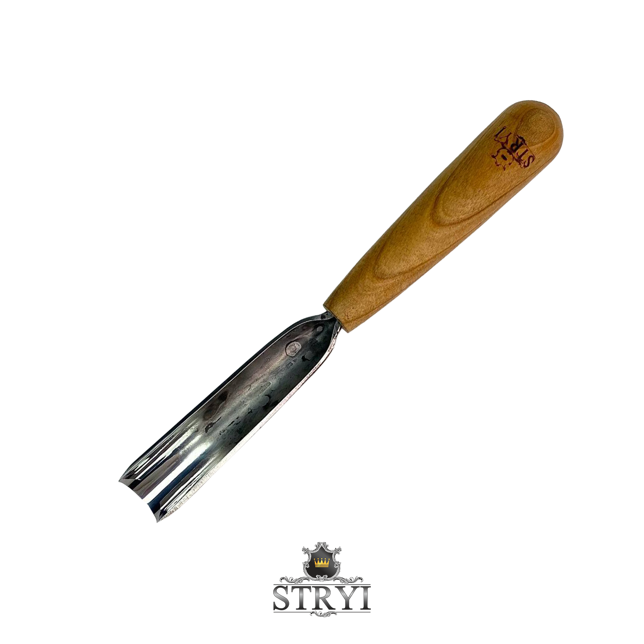 Gouge #9 profile, Woodcarving Rounded Gouge STRYI Standart