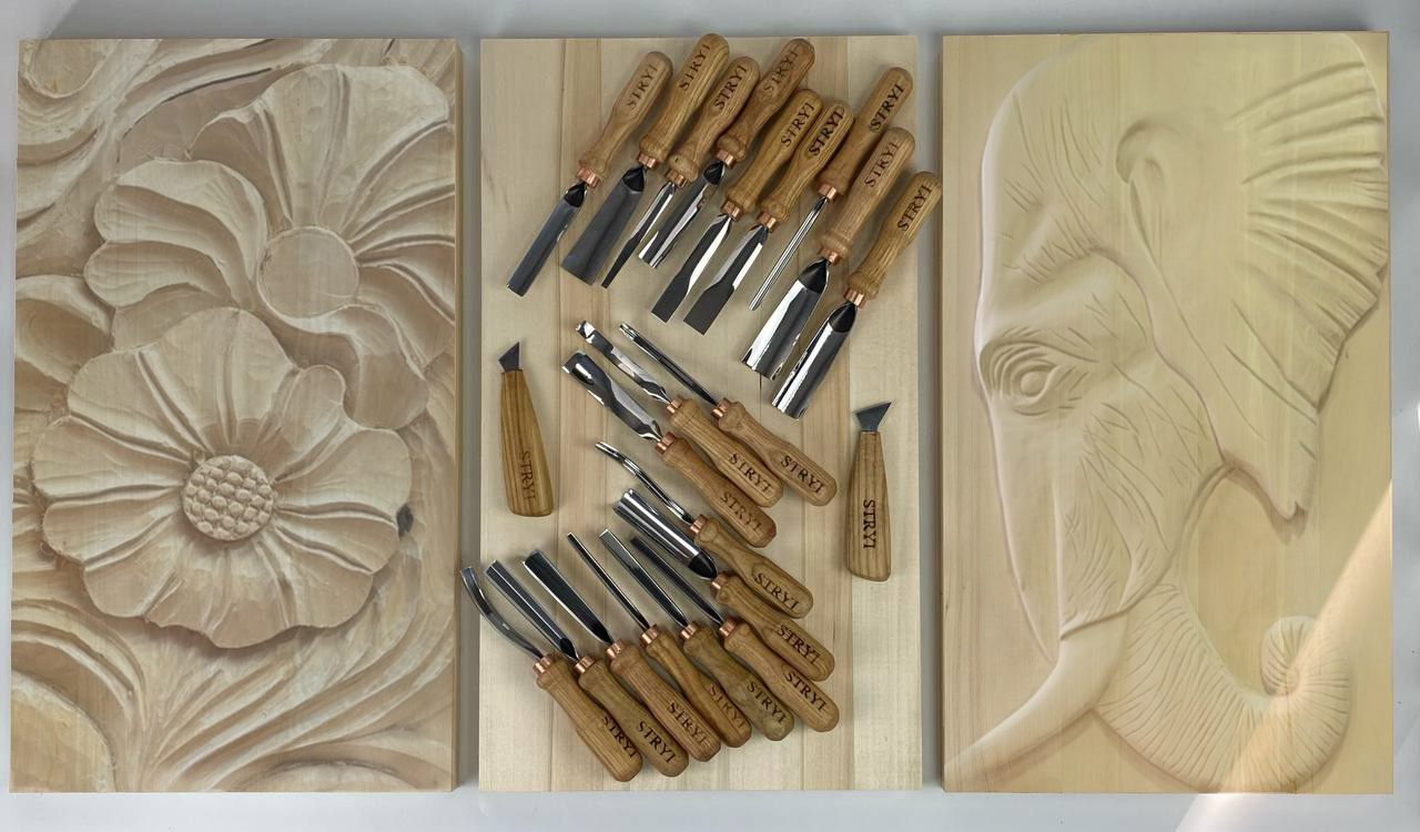 Basswood board for carving, Wood blank for wood carving