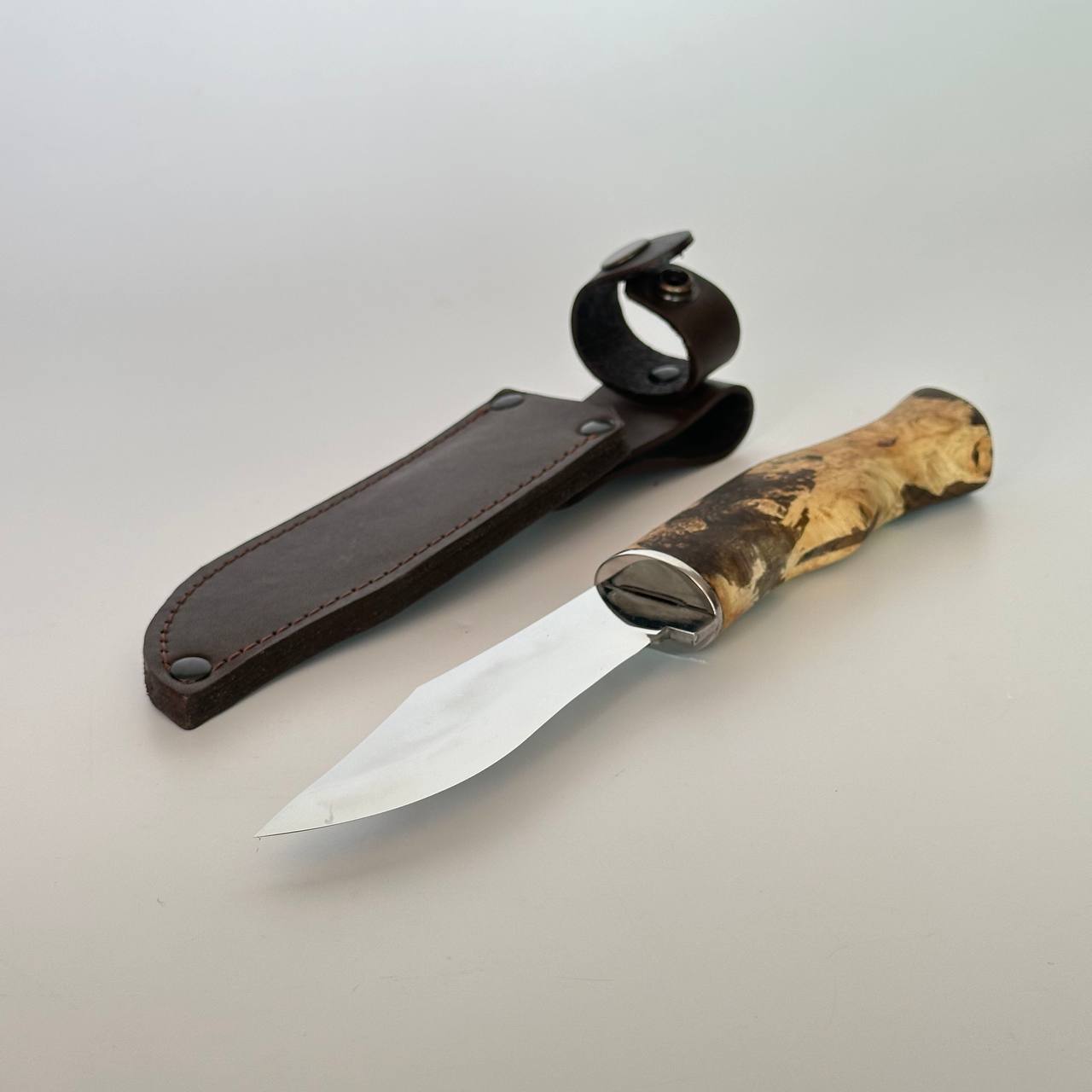 Green Woodworking Knife, Woodcarving knife, Outdoor Camp knife, Gift for men