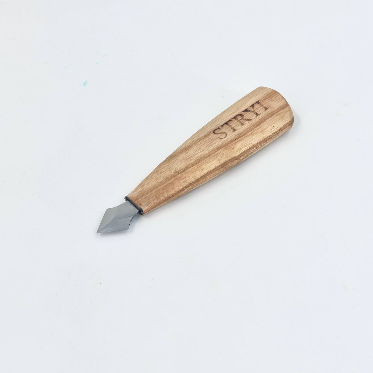 Wood carving knife STRYI Profi, Arrow-shaped, Marking knife, Carpentry knife, Gift for father
