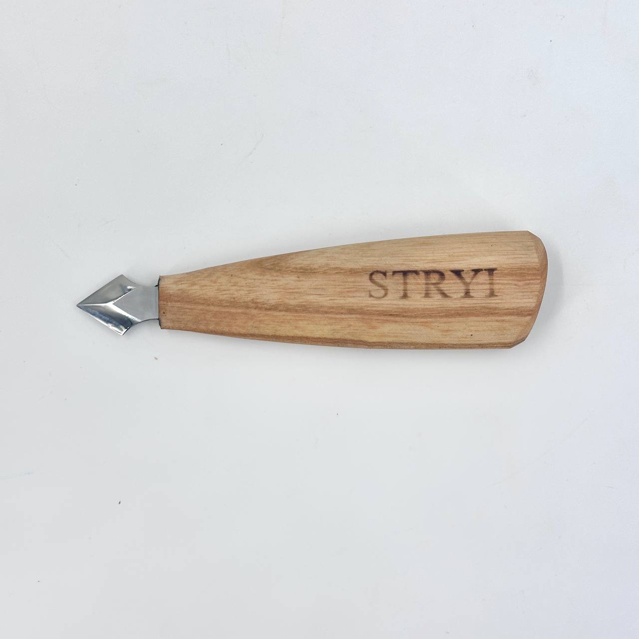 Wood carving knife STRYI Profi, Arrow-shaped, Marking knife, Carpentry knife, Gift for father