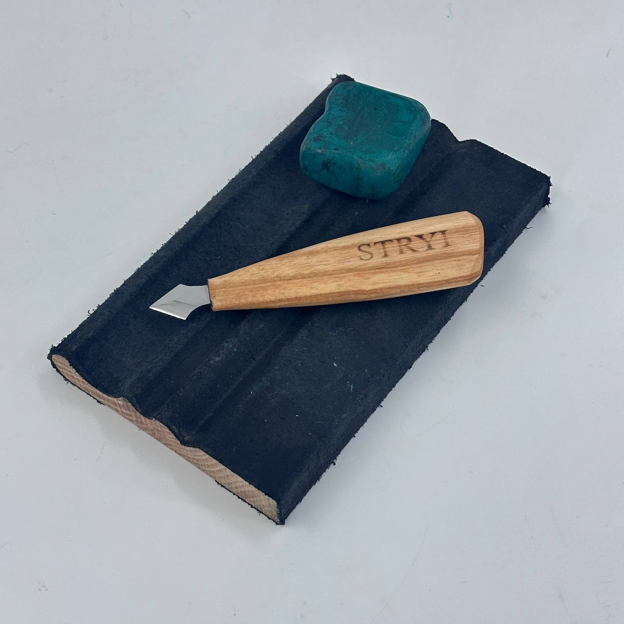 Wood carving knife STRYI Profi, Arrow-shaped, Marking knife, Carpentry knife, Gift for father
