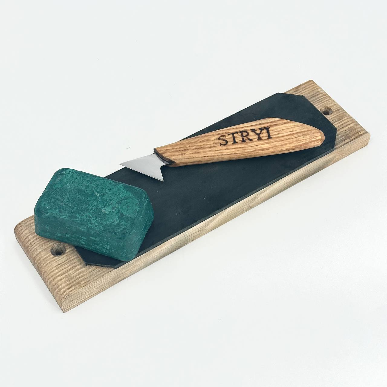 Wood carving knife 35mm STRYI Profi for relief and chip carving, Chip carving knife