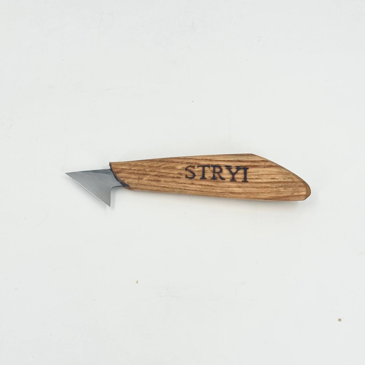 Wood carving knife 35mm STRYI Profi for relief and chip carving, Chip carving knife