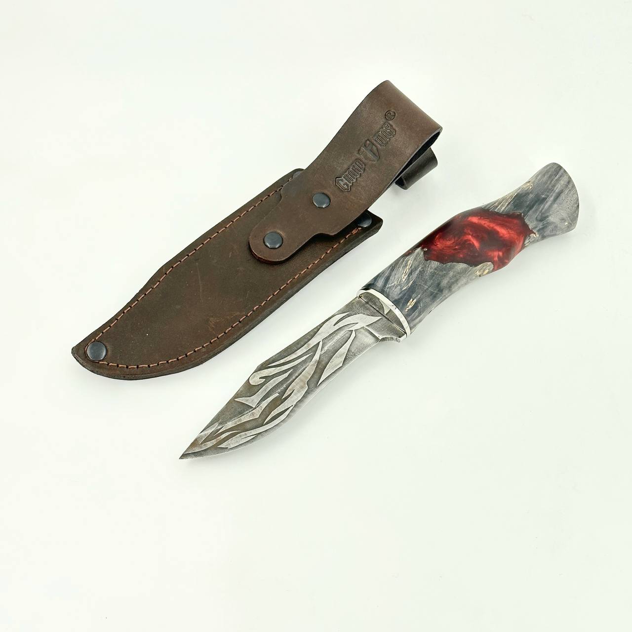 Camp knife STRYI, Green Woodworking Knife, Woodcarving knife, Outdoor knife, Gift for men (Copy)