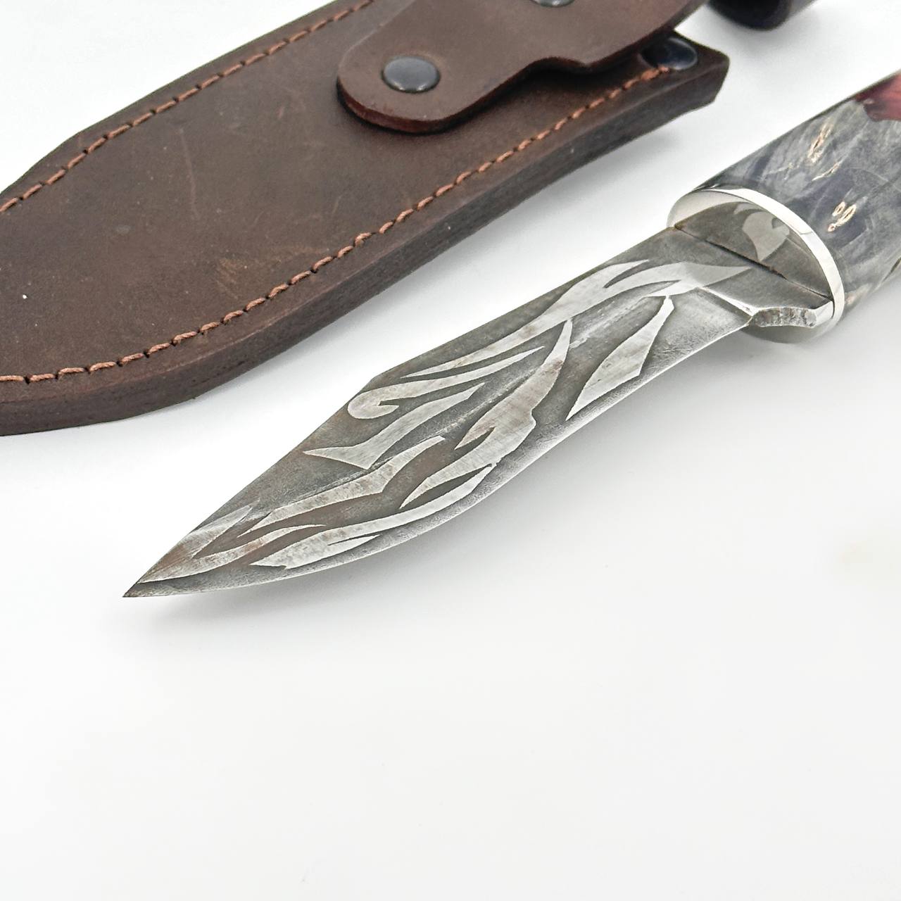 Camp knife STRYI, Green Woodworking Knife, Woodcarving knife, Outdoor knife, Gift for men (Copy)