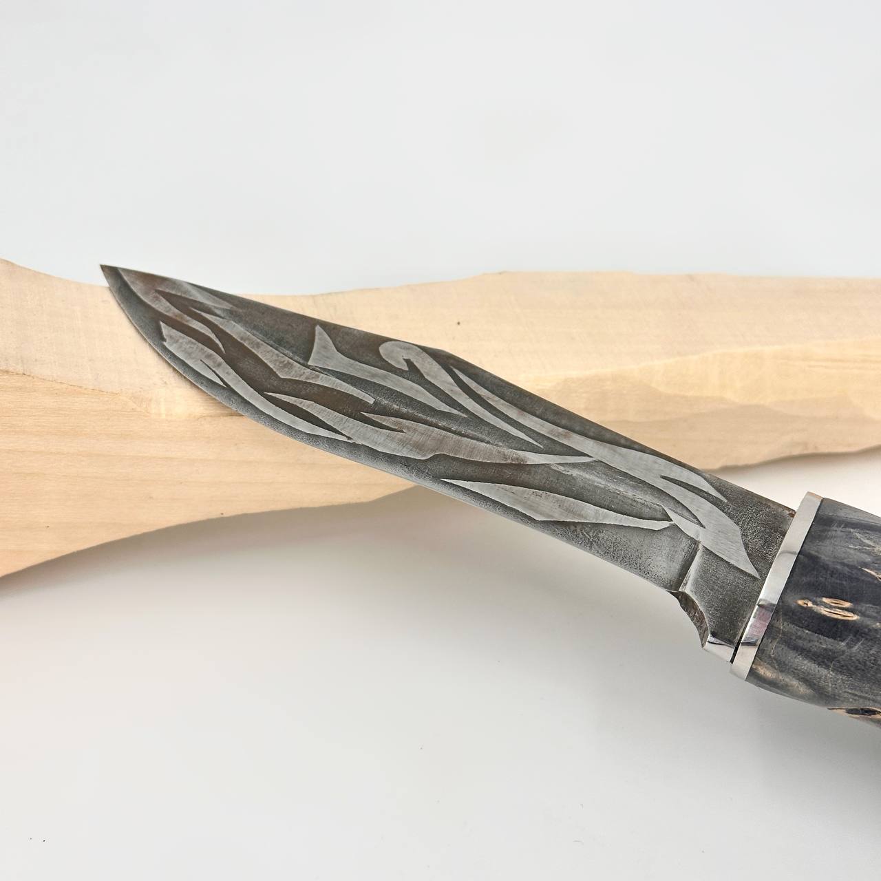Camp knife STRYI, Green Woodworking Knife, Woodcarving knife, Outdoor knife, Gift for men (Copy)