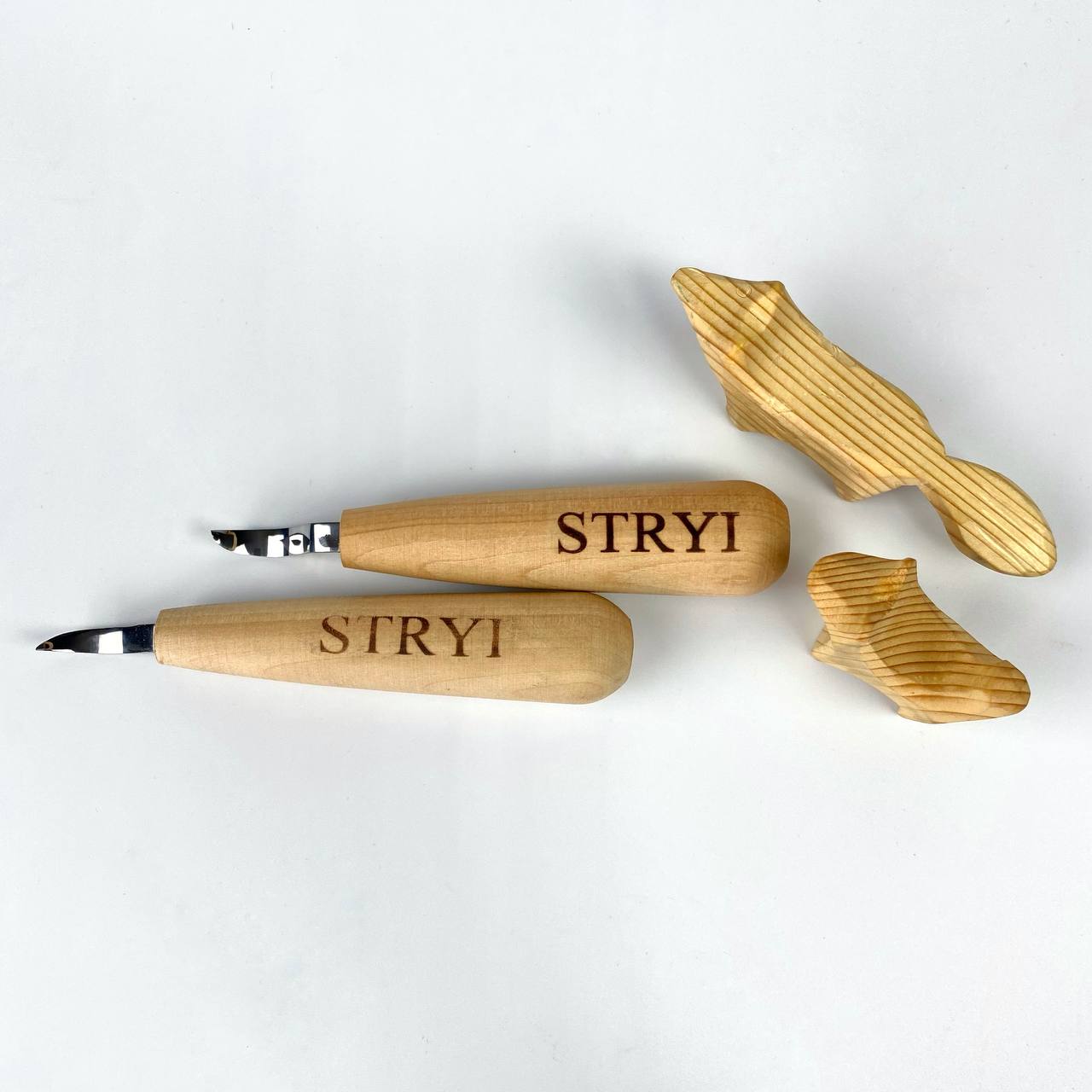 Spoon Carving tools set 2pcs, STRYI Profi, Spoon making