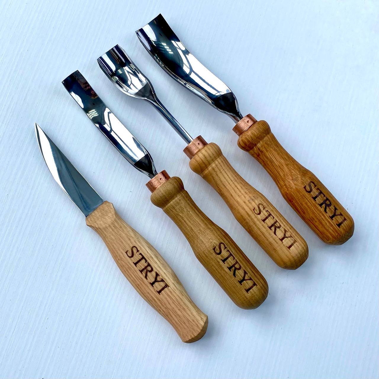 Juego de herramientas para tallar cucharas, juego de vajilla para tallar madera 3 piezas STRYI
