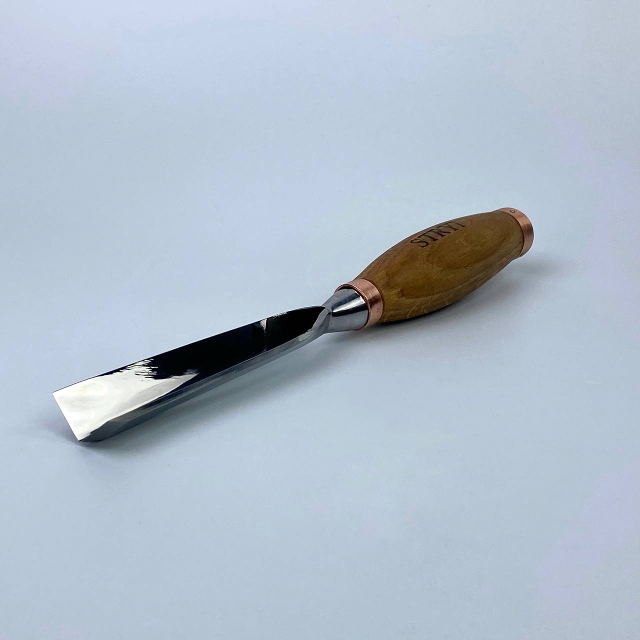Large sculpture chisel, V-tool 90 degrees, Heavy-duty gouge STRYI Profi, V-parting chisel, Carpentry tool, Making furniture