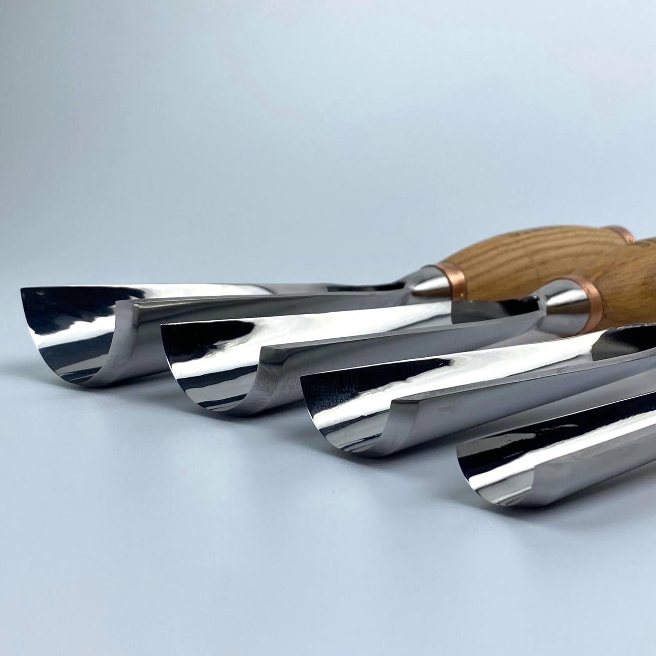 Large sculpture gouge, Heavy duty chisel, 9 profile Semicircular, STRYI Profi, Sculpting tools