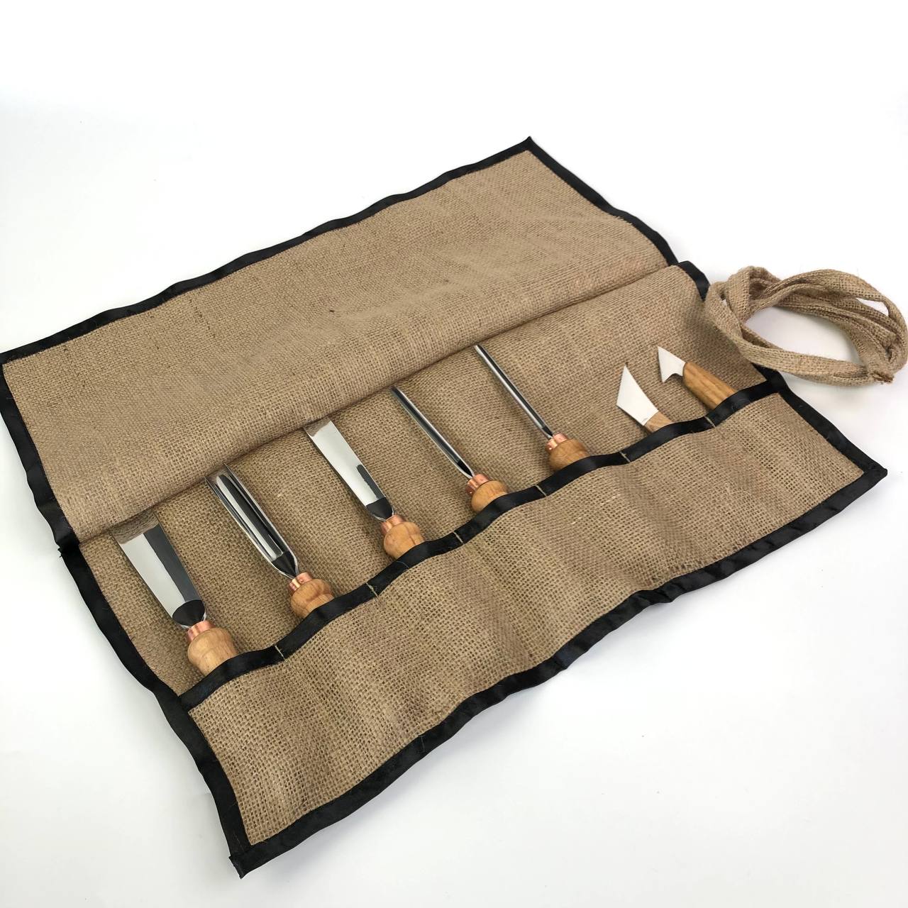 Basic wood carving kit STRYI for Whittling figures and Relief carving, Versatile set