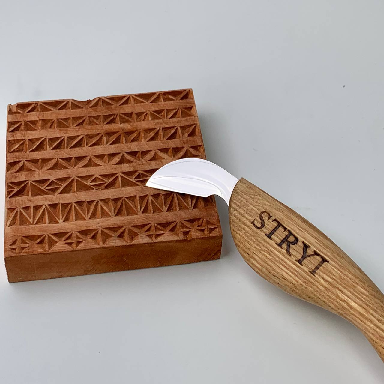 Knife for chip carving 30mm STRYI, Carving knife, Carving tools, Forged knife, Stryiwoodcarving