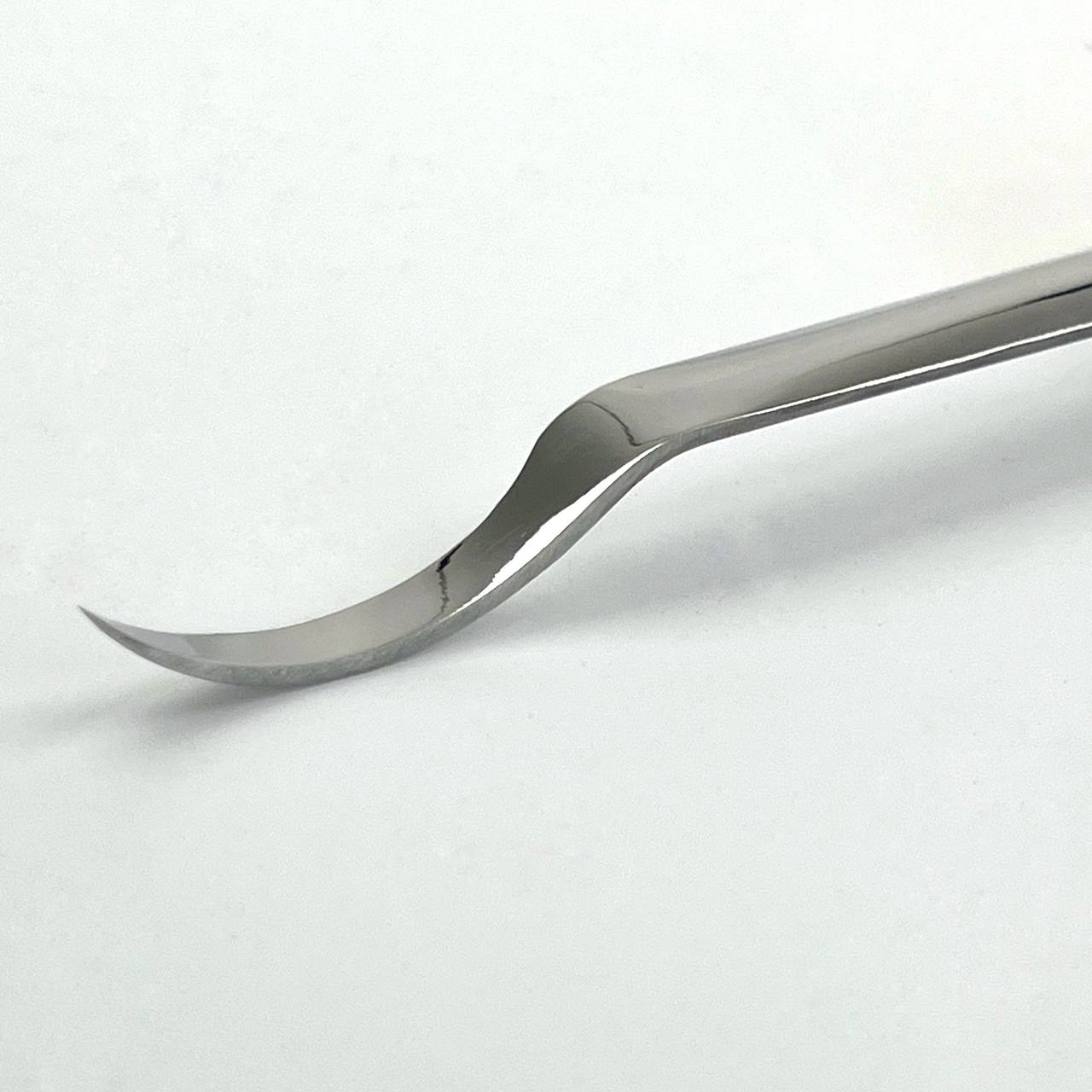 Long hook tool STRYI Profi for relief carving, Detailing chisel for crosscutting, Relief carving tool