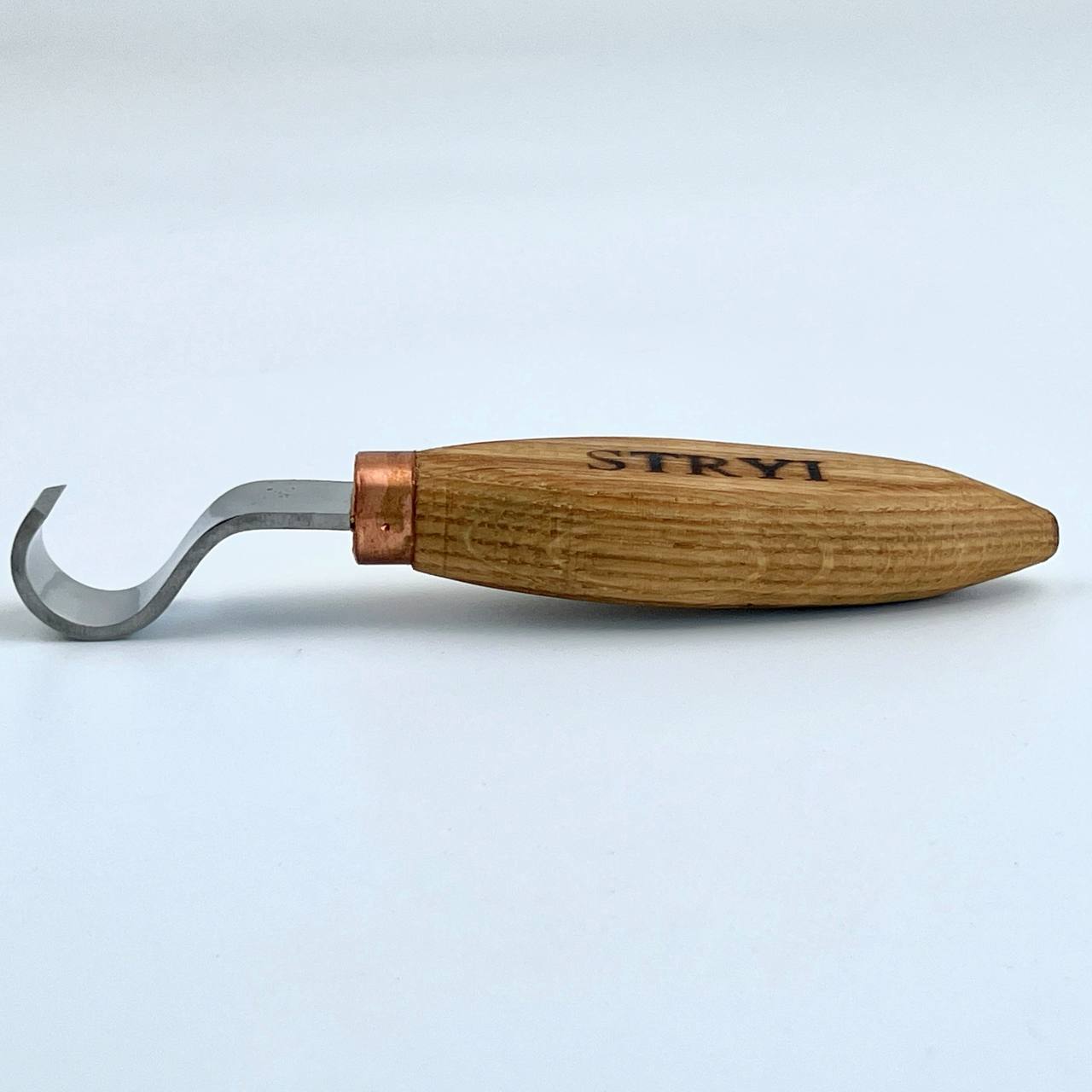 Spoon bowl and kuksa carving hook knife 20mm STRYI Profi, Hook knife, Spoon carving tool