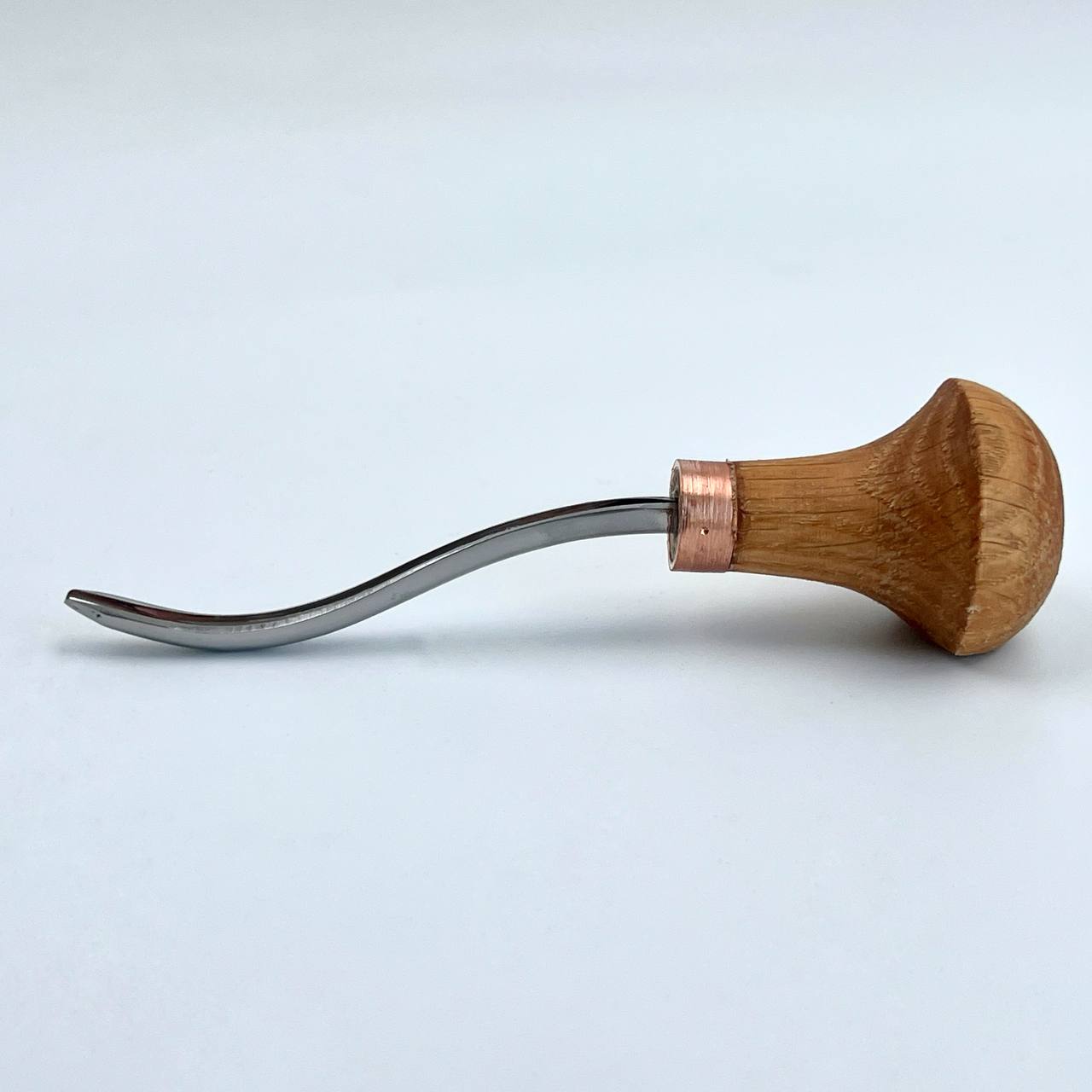 Palm carving bent gouge sweep #9 STRYI Profi , linocutting tool, burins STRYI, palm tool, detailing knife