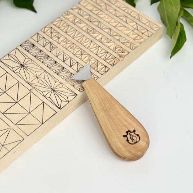 Cuchillo para tallar madera 30mm, cuchillo para tallar virutas STRYI&Adolf Yurev Profi