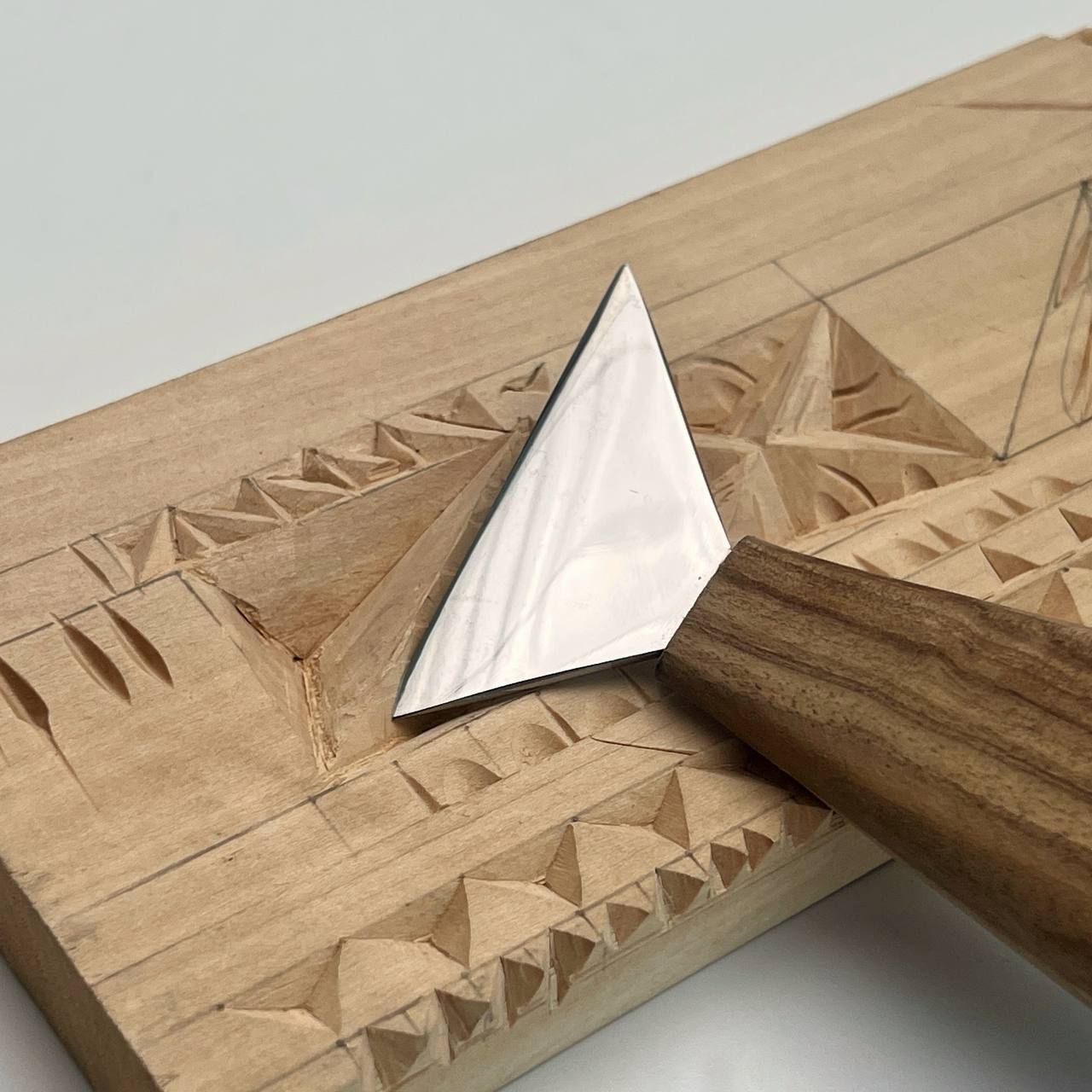 Cuchillo moderno para tallar madera 70mm, cincel de cuchillo para tallar viruta ancha STRYI&Adolf Yurev Profi