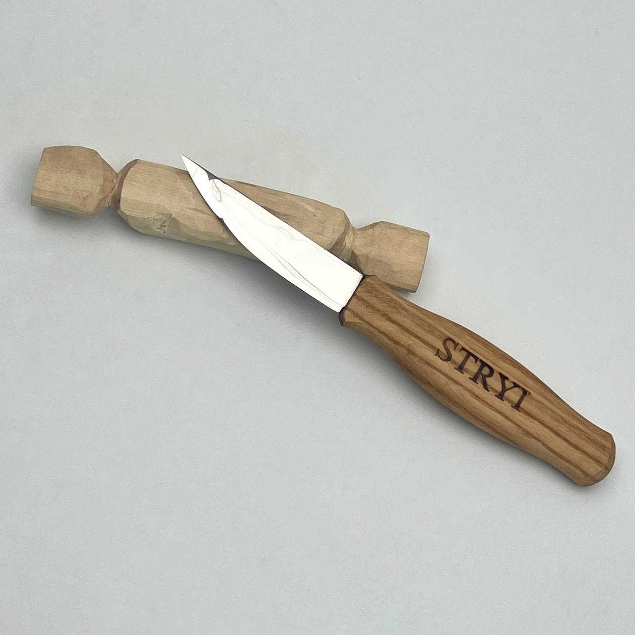 Sloyd knife STRYI Profi for wood carving 80mm, Carving tools, Carving knife, Gift for friend