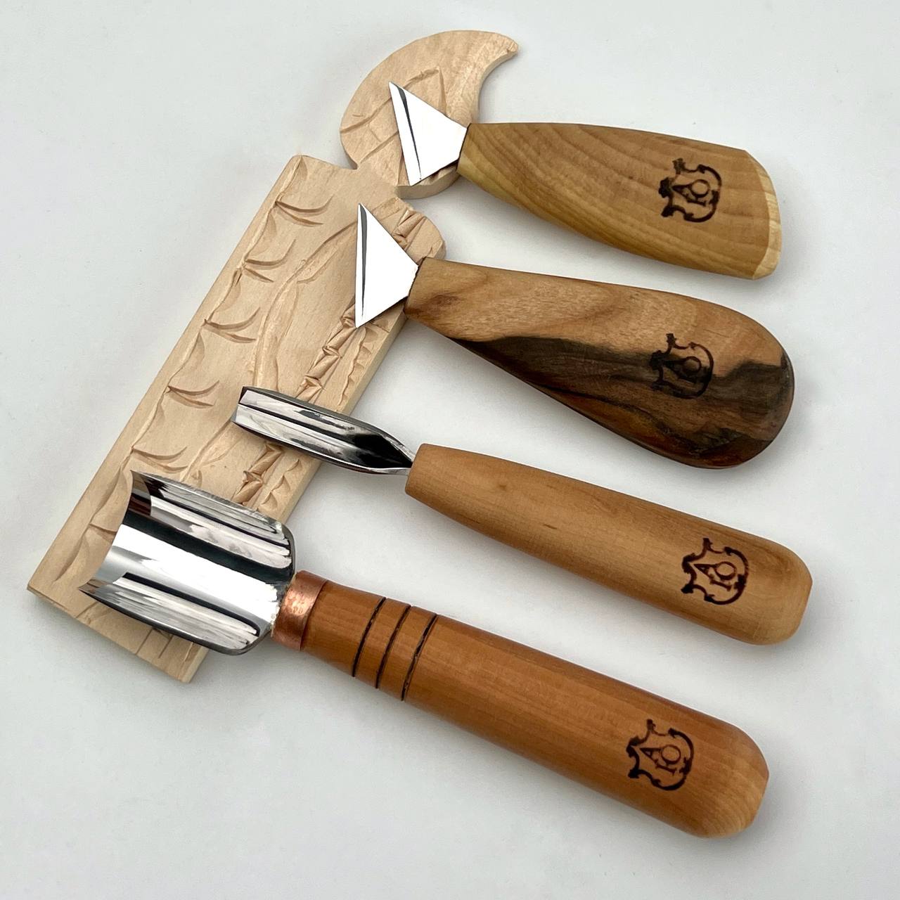 Chip carving set for starters, Chip carving kit STRYI 4 pcs