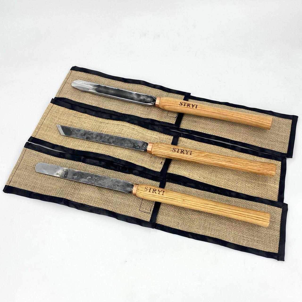 Wood turning tools set STRYI Profi 3pcs, Start woodturning, Woodturning tools kit