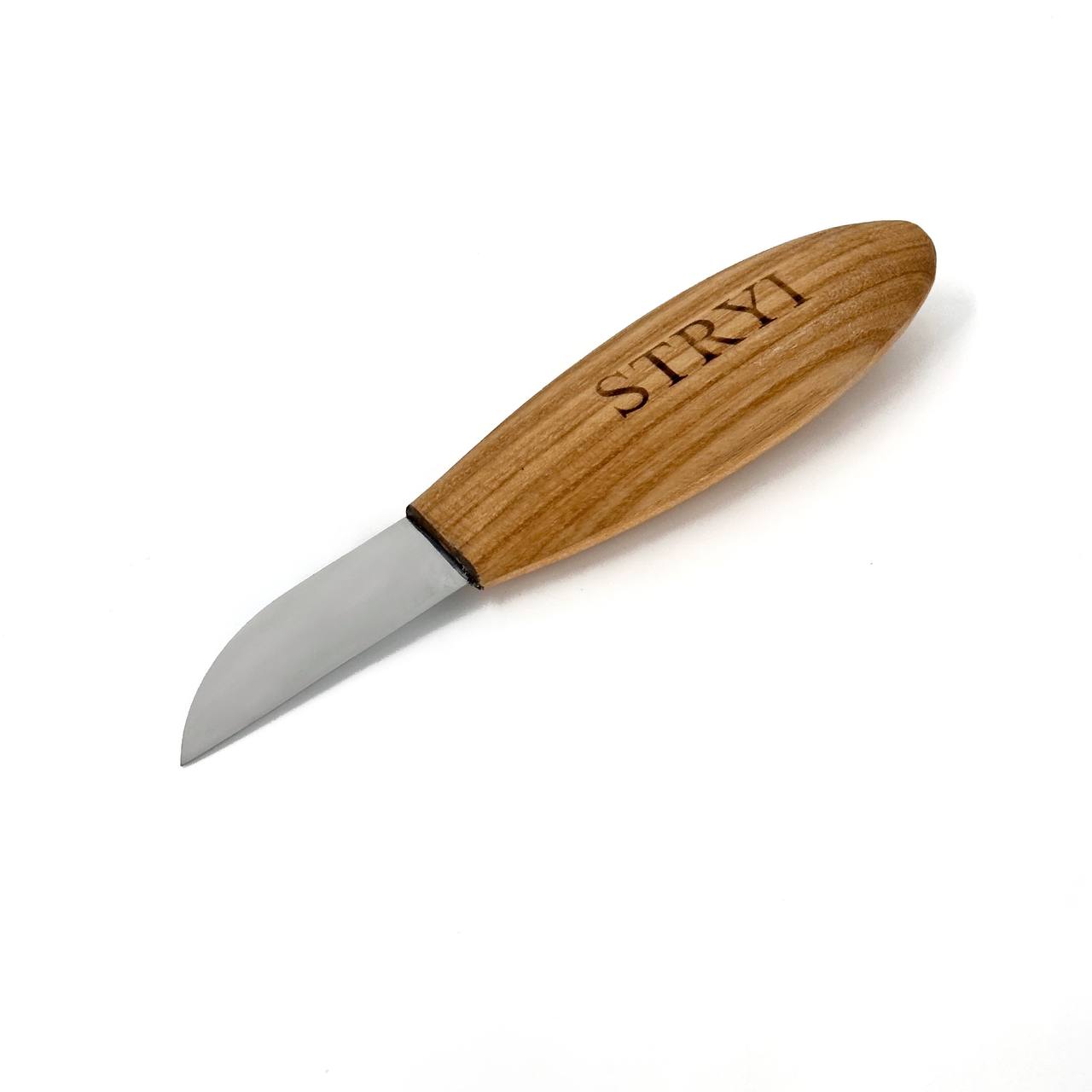 Whittling knife 50mm STRYI Profi, Woodcarving tool, Sloyd knife, Carving knife, Straight blade knife
