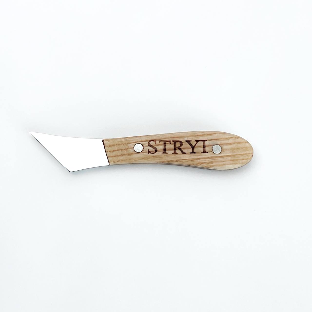 Gemustertes Schnitzmesser für Holzschnitzerei 40mm STRYI Profi, Schnitzmesser, Sloydmesser, Messer für Holzschmuck