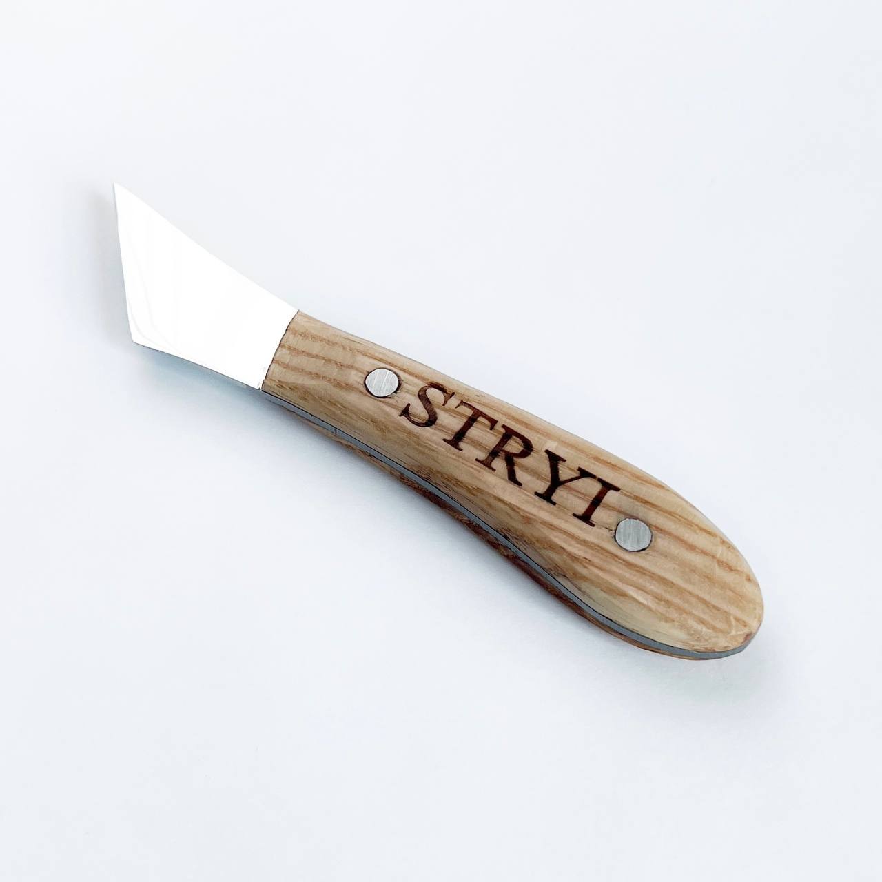 Gemustertes Schnitzmesser für Holzschnitzerei 40mm STRYI Profi, Schnitzmesser, Sloydmesser, Messer für Holzschmuck