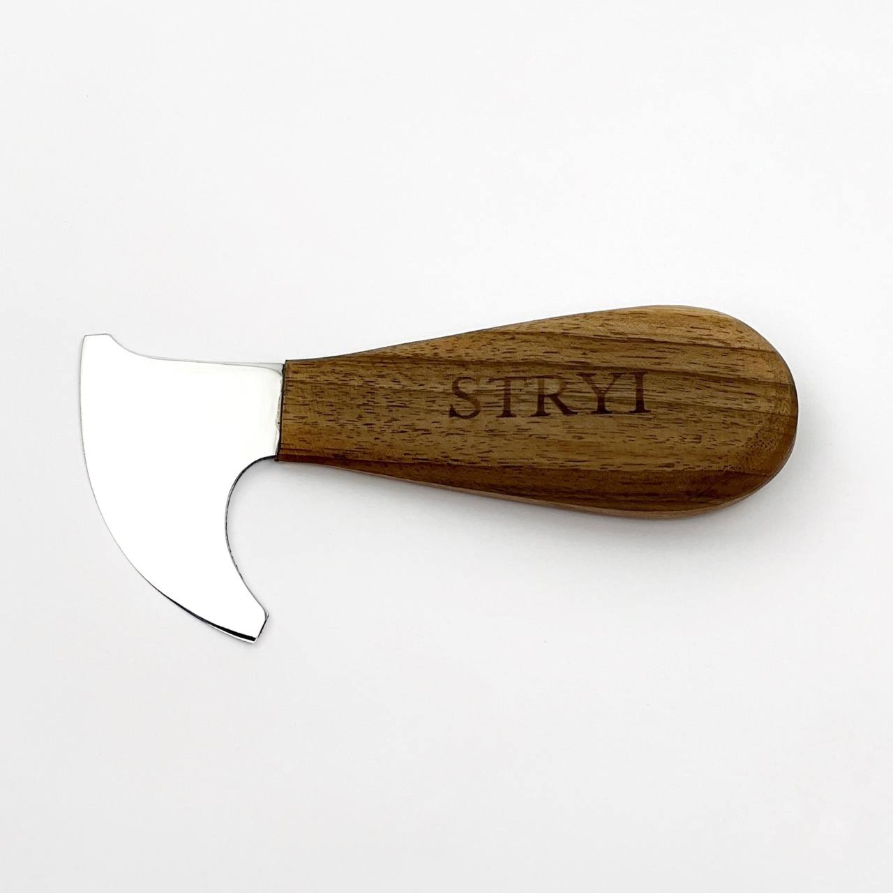 Unique Half Leather Blade Knife for Leatherworking STRYI Profi