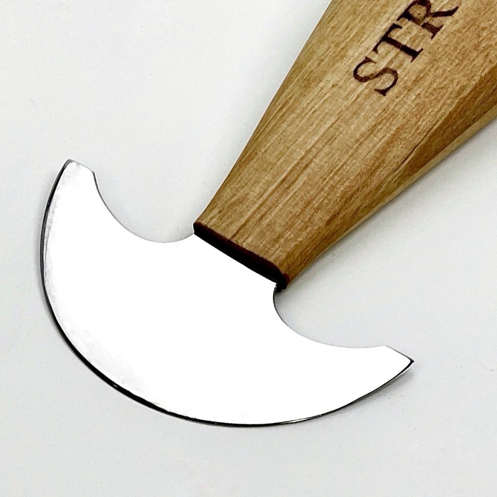 Premium-Lederkopfmesser, STRYI Profi, Messer für Lederarbeiten