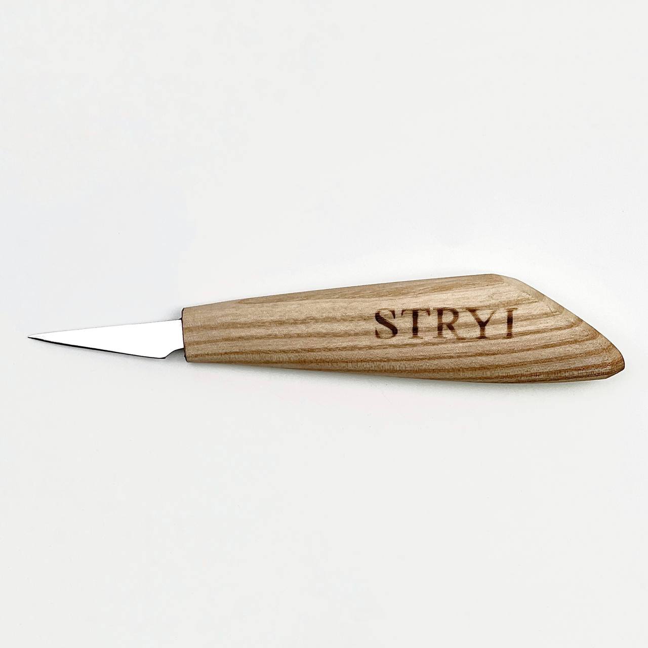 Wood carving knife 40mm STRYI Profi for detailed carving, Whittling knife, Sloyd knife