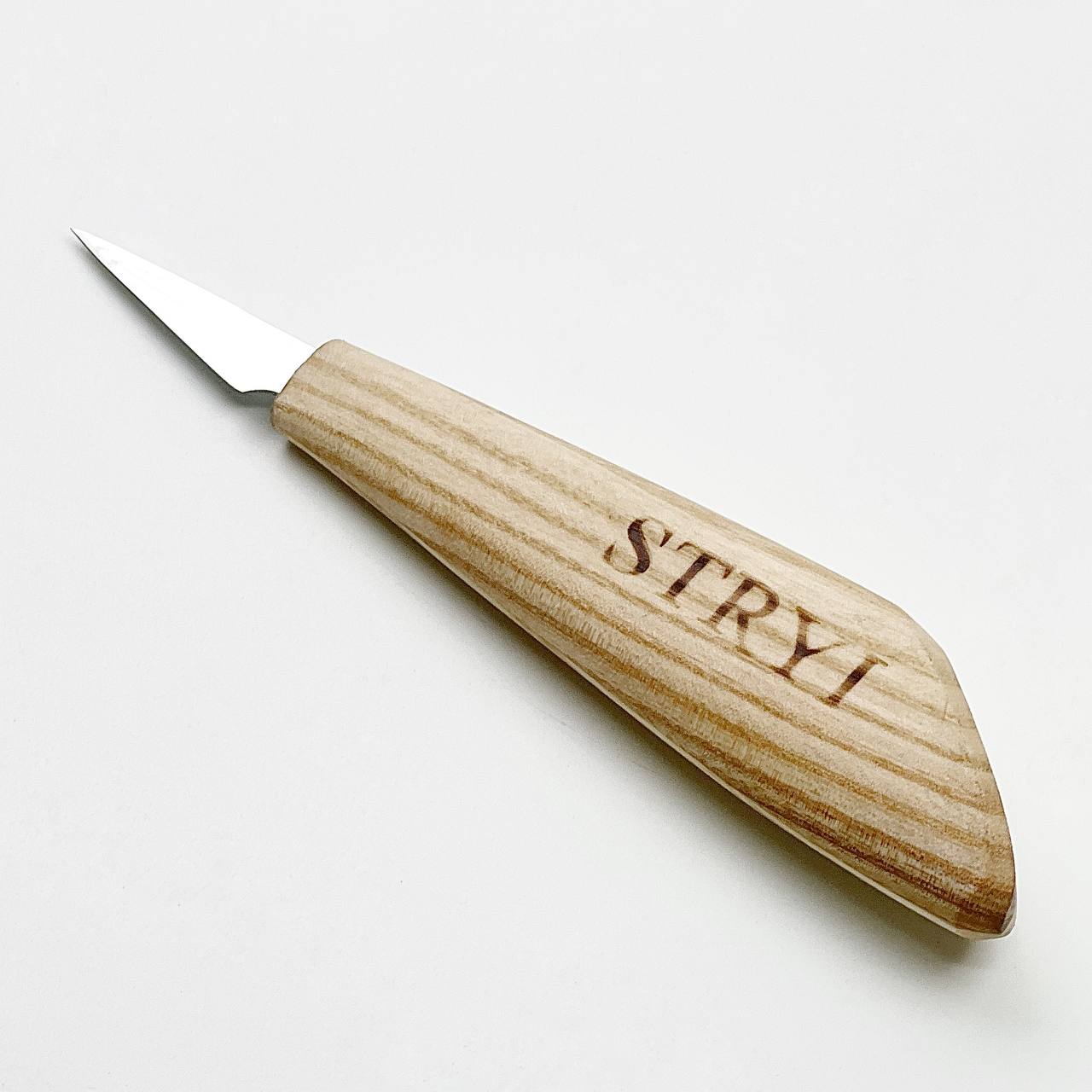 Wood carving knife 40mm STRYI Profi for detailed carving, Whittling knife, Sloyd knife
