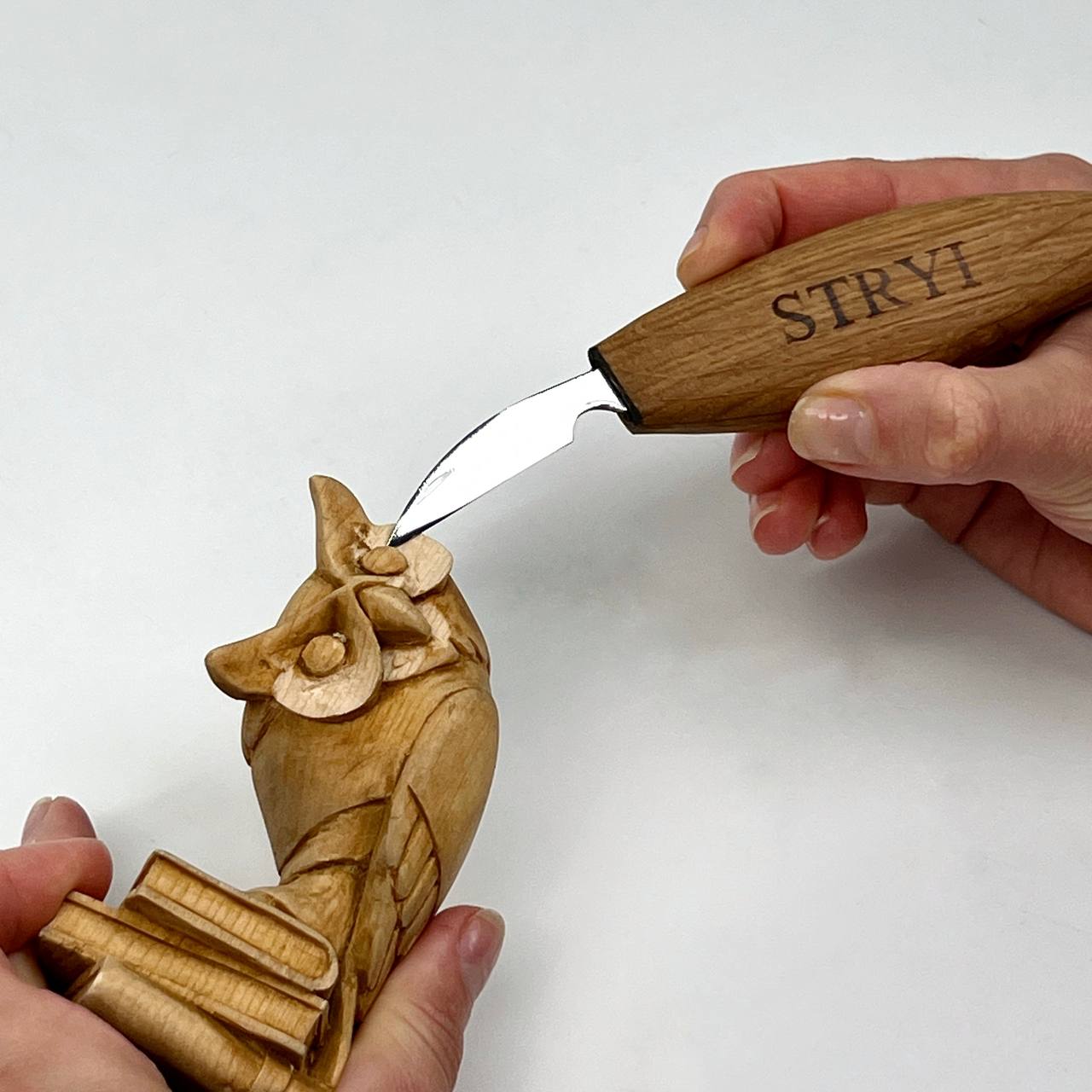 Chip and detailing carving knife 38mm STRYI Profi, Carving knives, Knife for woodcarving