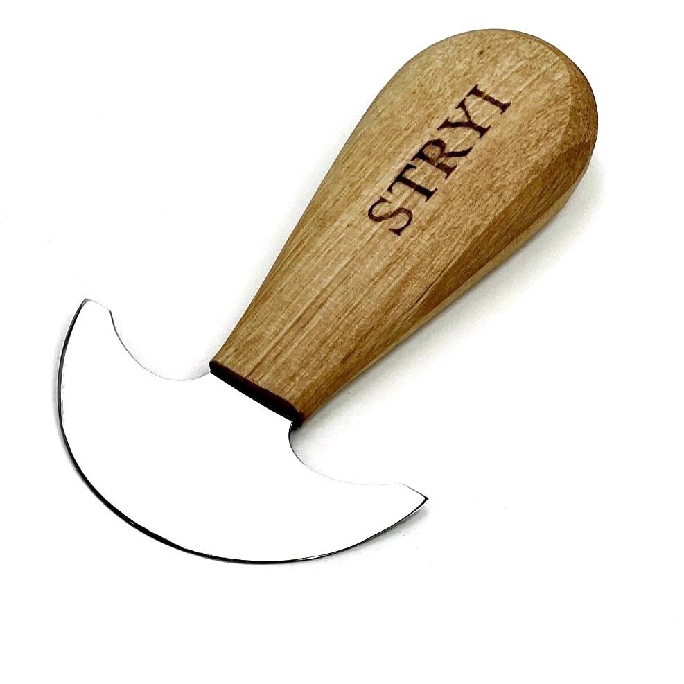 Premium-Lederkopfmesser, STRYI Profi, Messer für Lederarbeiten