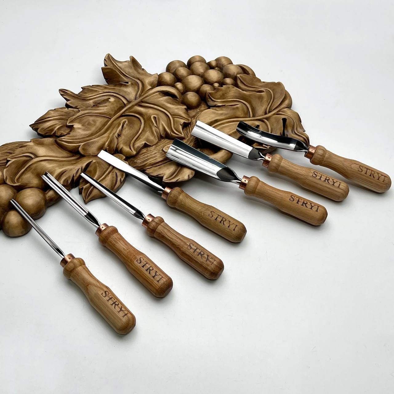 Juego de herramientas básicas para tallar madera STRYI para tallar y tallar en relieve