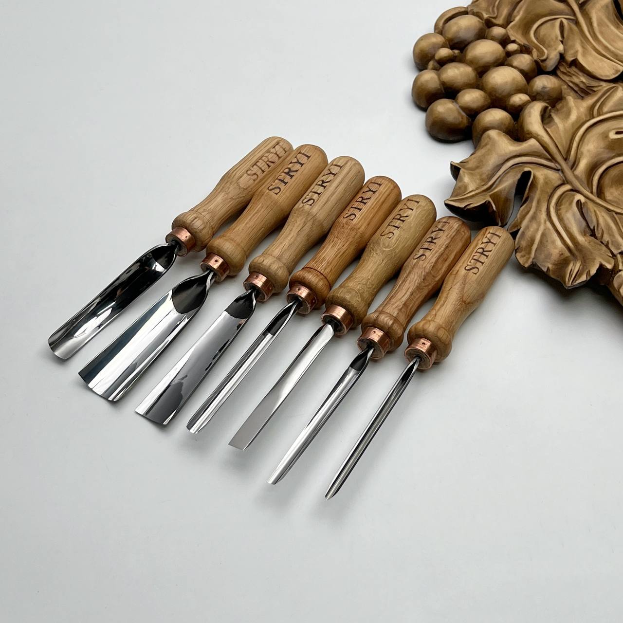 Juego de herramientas básicas para tallar madera STRYI para tallar y tallar en relieve