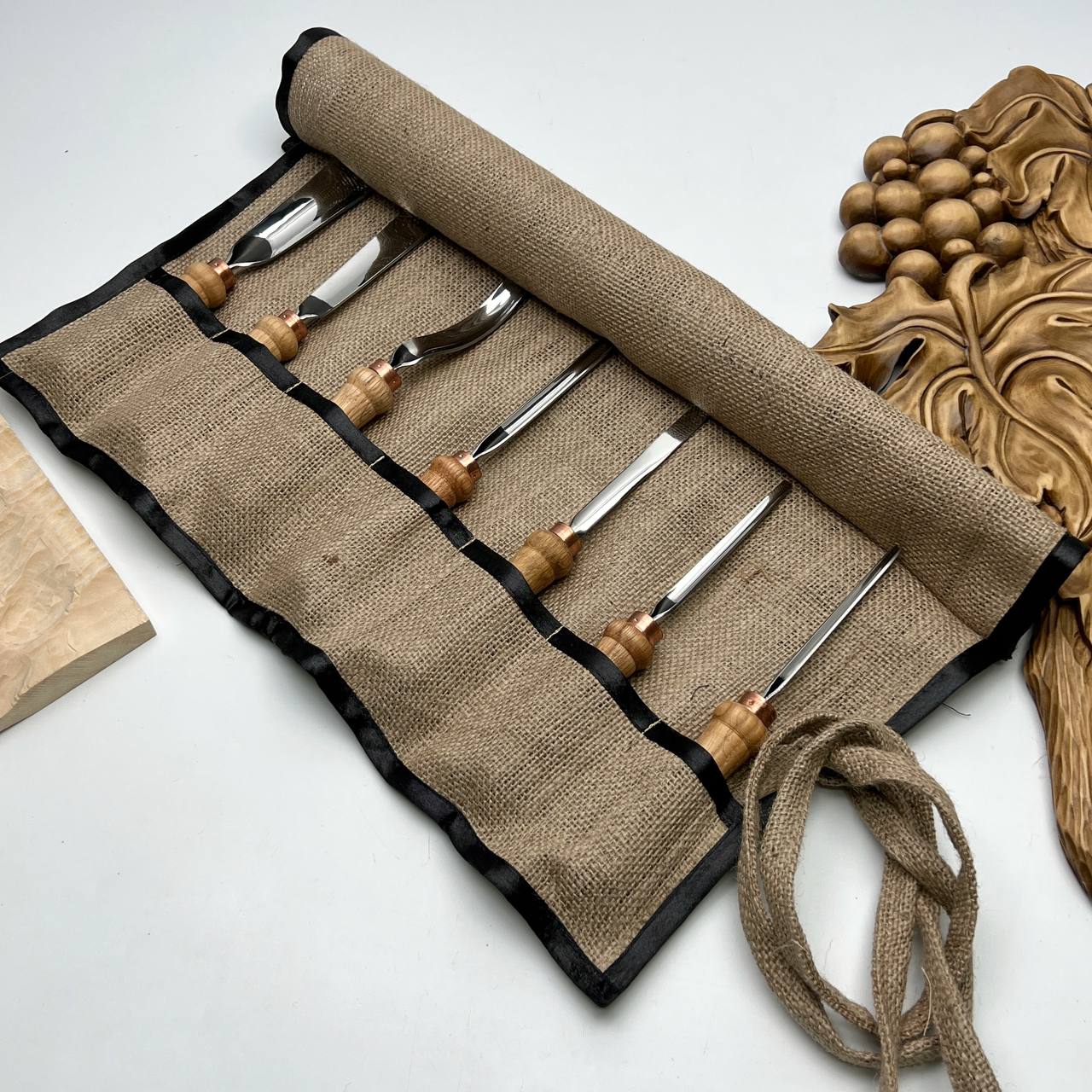 Juego de herramientas básicas para tallar madera STRYI para tallar y tallar en relieve