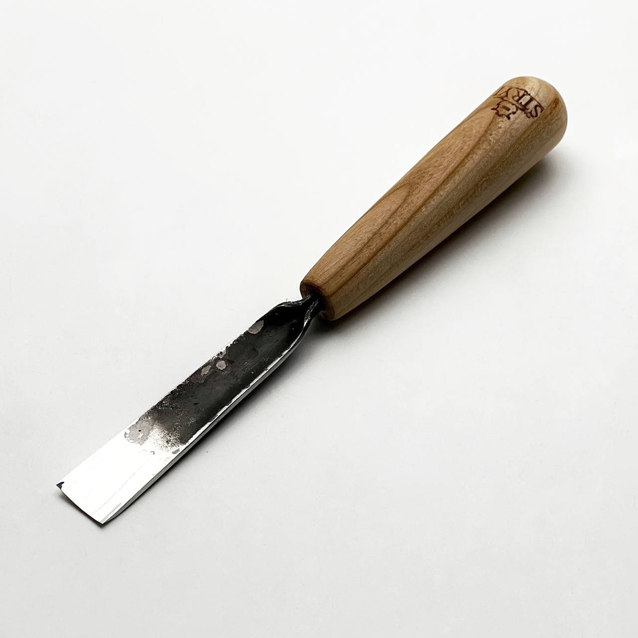 Gouge profile #7, unpolished woodcarving chisel STRYI Standart, sloping gouge