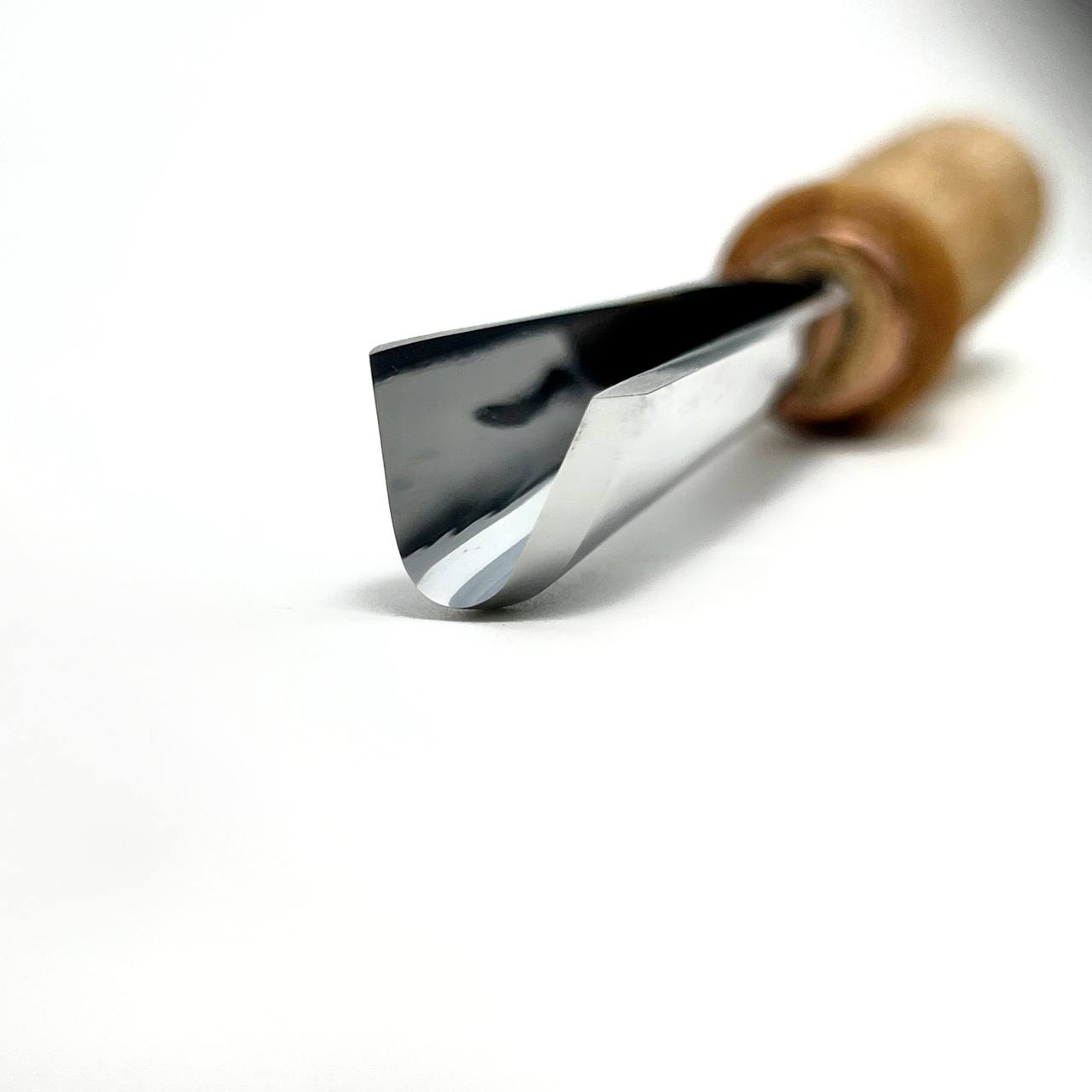 Soft V-Chisel for relief carving, sculpting and texturing